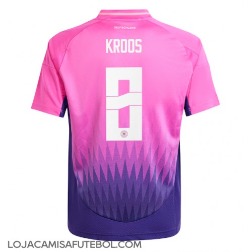 Camisa de Futebol Alemanha Toni Kroos #8 Equipamento Secundário Europeu 2024 Manga Curta